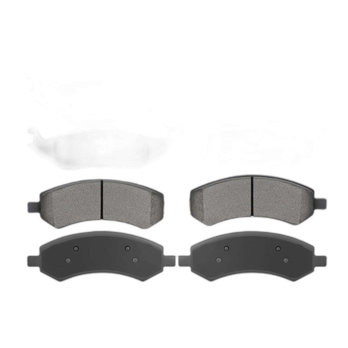 Front & Rear Ceramic Brake Pads Set for Dodge Ram 1500 2006-2010(Only fit 5...