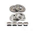 Front & Rear Brake Rotors & Pads Kit Fits 2004-08 Ford F-150 V8 5.4L