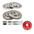 Brake Rotors & Pads Kit Front Rear For Ford Explorer Taurus Flex