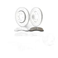 Drilled Slotted Front Brake Rotors Pads Kit For Ford F-150 2010-2020 R54153