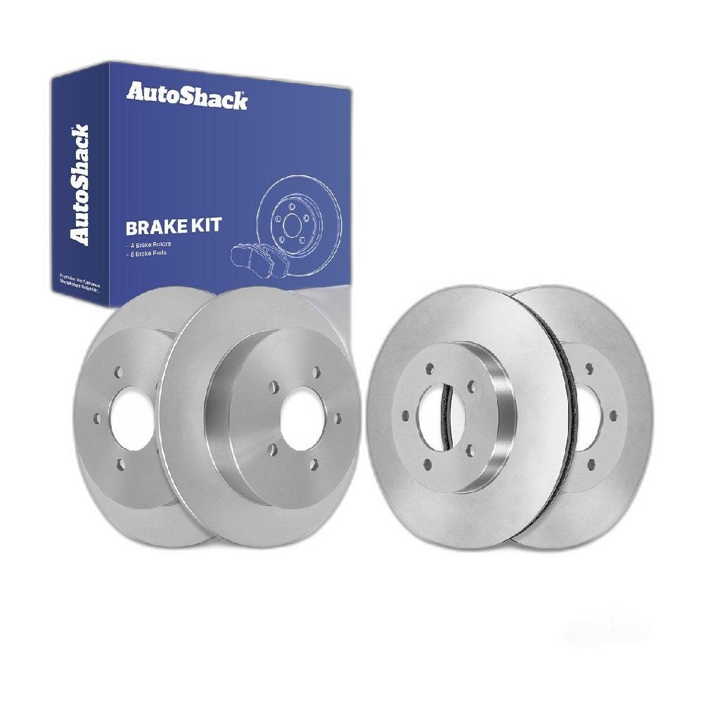 Front Rear Brake Rotors Ceramic Pads for Ford F-150 2004