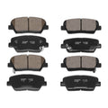 Front & Rear Ceramic Brake Pads Set for 2010 - 2015 Hyundai Santa Fe Kia Sorento