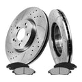 Front Disc Rotors Ceramic Brake Pads Kit for 2009-2015 Honda Pilot Acura MDX RLX
