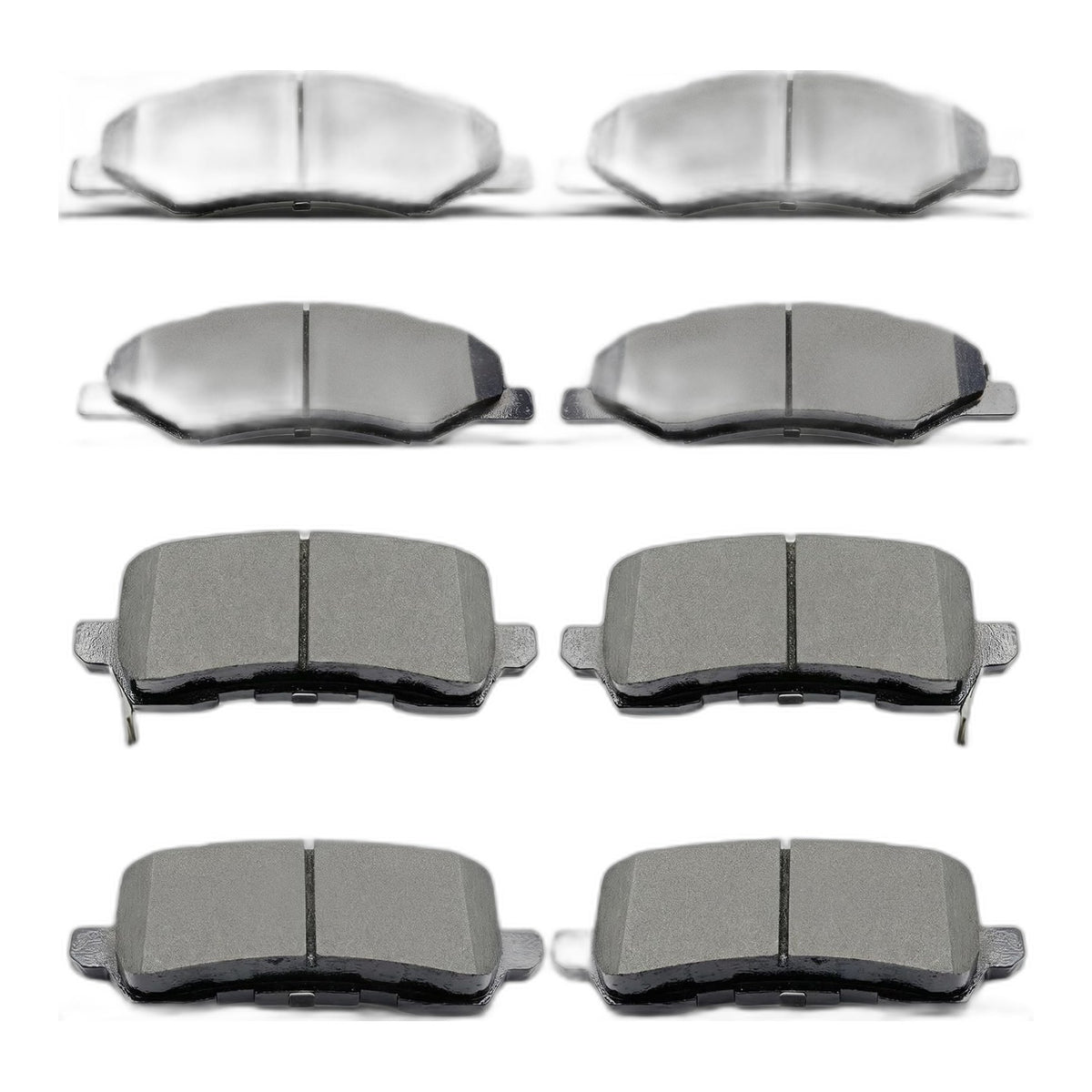 8pcs Front Rear Ceramic Disc Brake Pads Set Replacement For 2018-2023 Honda O...