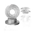 Front Ceramic Brake Pads And Rotors For Ford F-250 Super Duty F-350