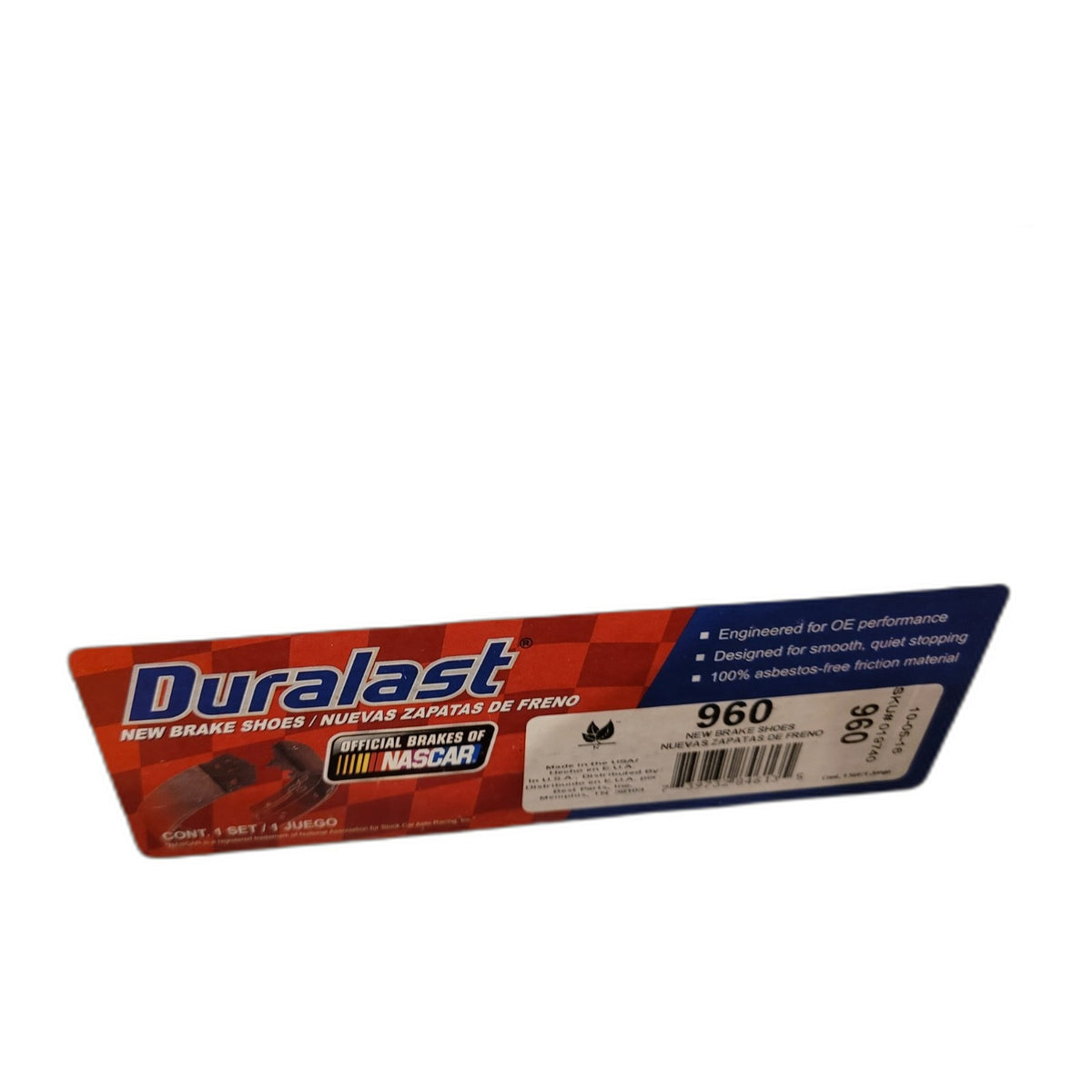 Duralast 960 Rear Drum Brake Shoes – Open Box – OE Replacement