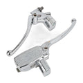 1" Motorcycle Handlebar Hydraulic Brake Master Cylinder & Clutch Lever Chrome