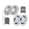 Front Rear Brake Rotors Brake Pads for Ford F-150 Rotor Pad Disc Brakes Kits