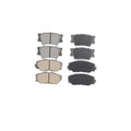 Front Rear Ceramic Disc Brake Pads Set for Toyota RAV4 2006-2012 2.4L 2.5L