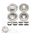 12x Front Rear Brake Rotors & Ceramic Pads Kit 330mm 348mm Fits 2009 Ford F-150