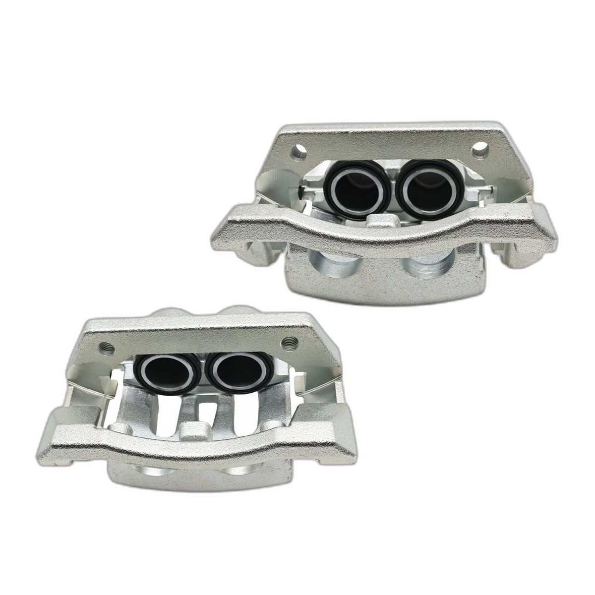 Pair Rear Brake Calipers w/ Brackets For Ford F-250 F-350 Super Duty 2008-2012
