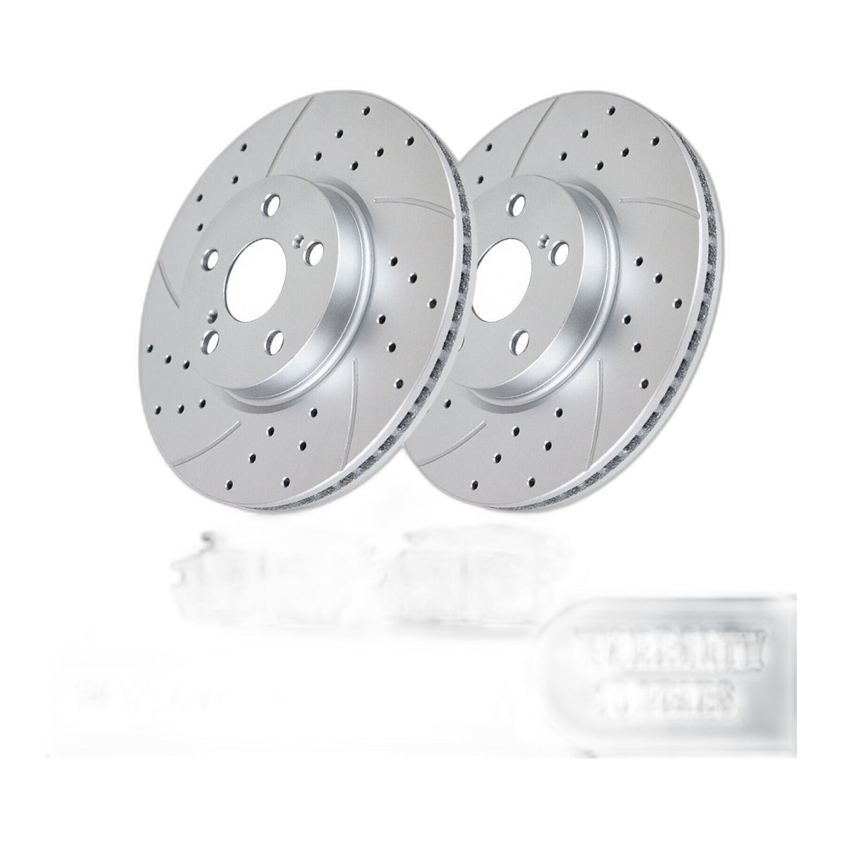 Front Brake Rotors Pads Kit for Ford Fusion 299mm 2006-2012 Slotted Brakes