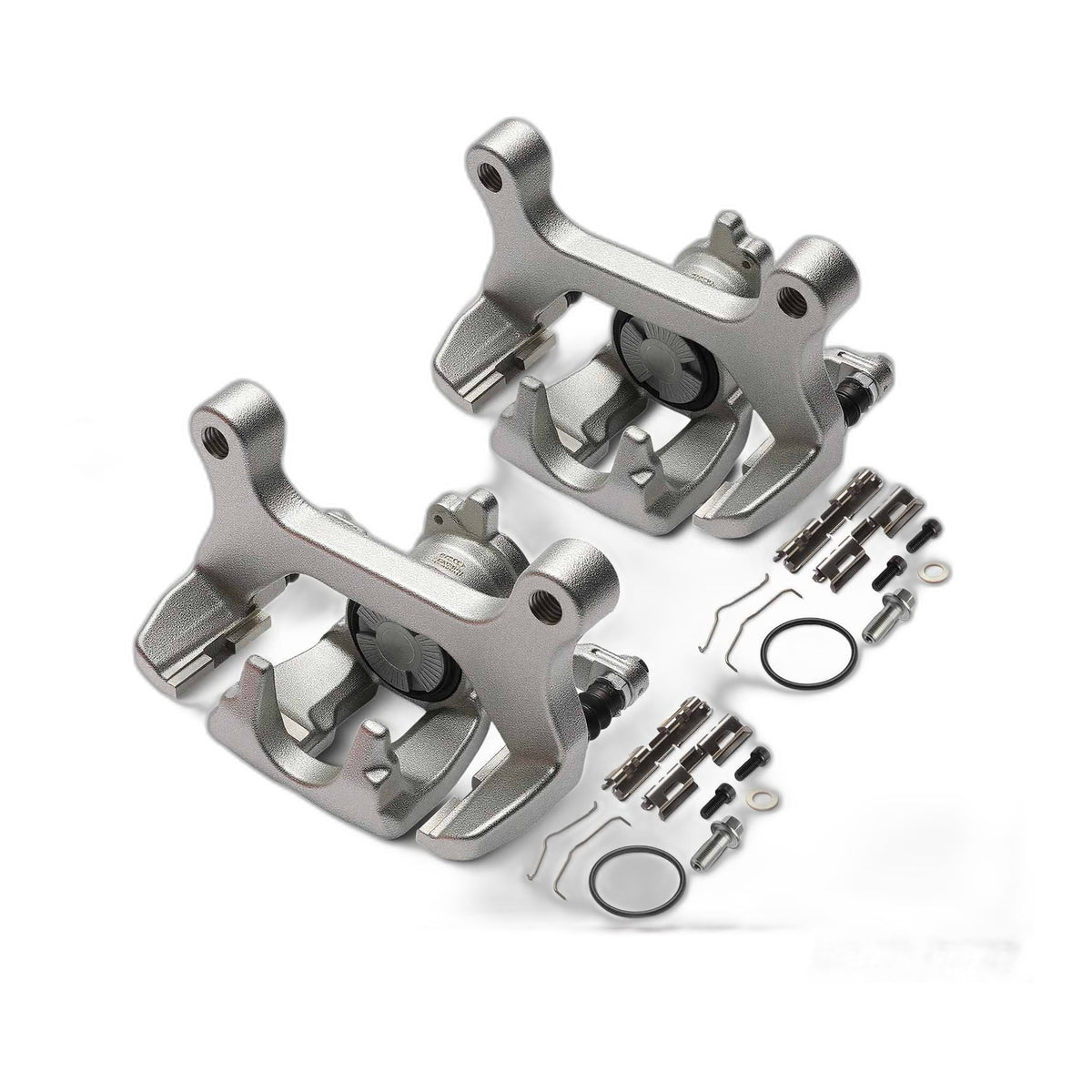 Pair Rear Brake Calipers with Bracket for Ford F-150 2021 2022 2023 ML3Z-2553-A