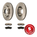 Front Brake Rotors Ceramic Pads Kit Fits 2002 2003 2004 2005 Hyundai Elantra