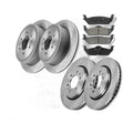 Front Rear Brake Rotors Ceramic Pads Kit for 6- Lug 2010 2011 Ford F-150
