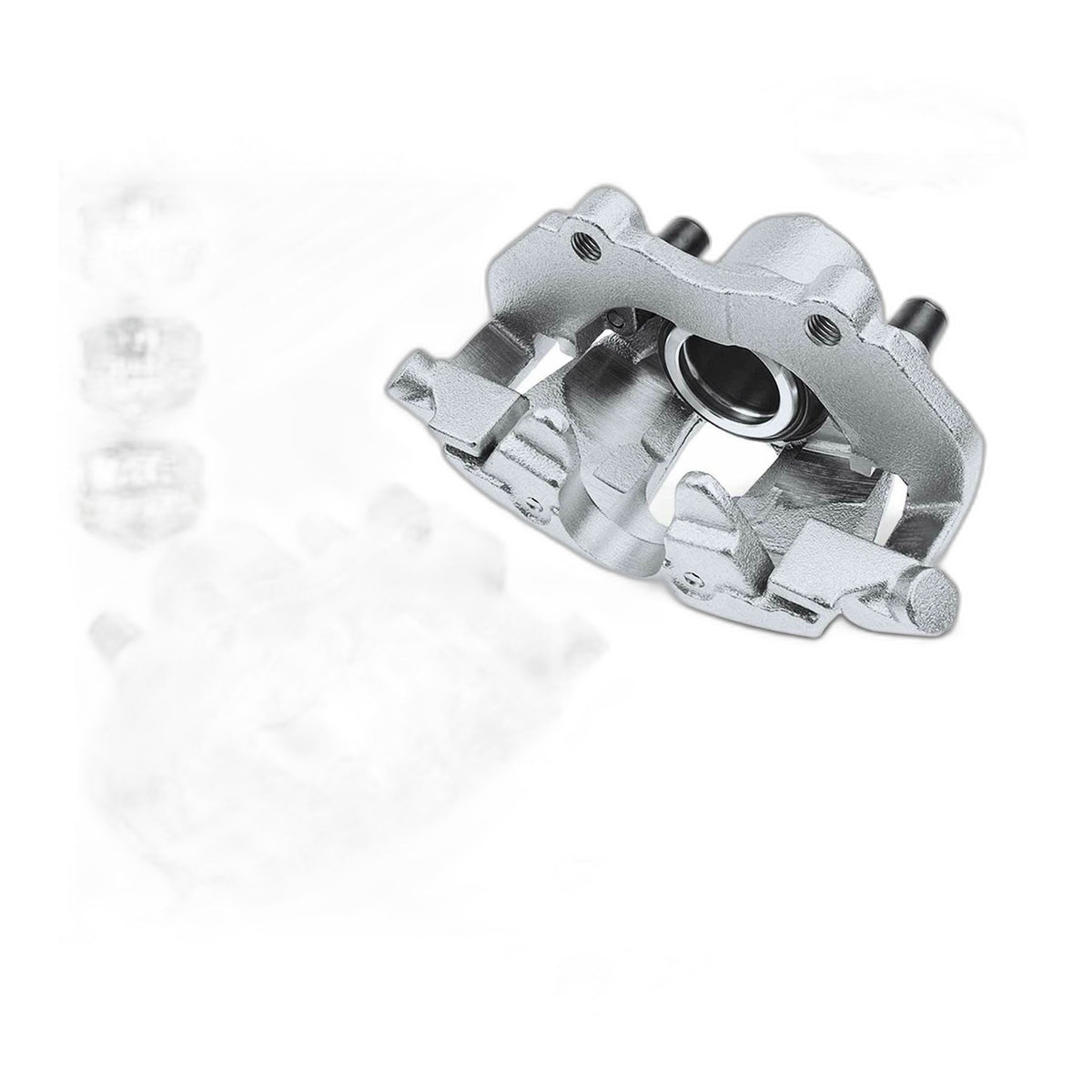 Pair Front Disc Brake Calipers with Bracket for Ford Escape 13-19 C-Max 13-17