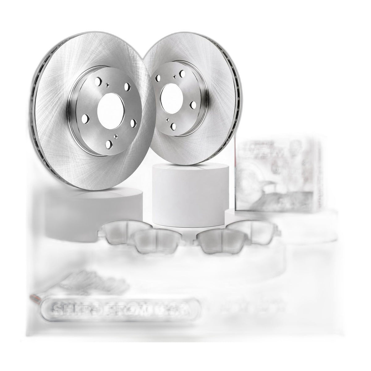 Front Brake Pads and Rotors Kit 6 Piece Ceramic for Nissan Altima 2013-2025