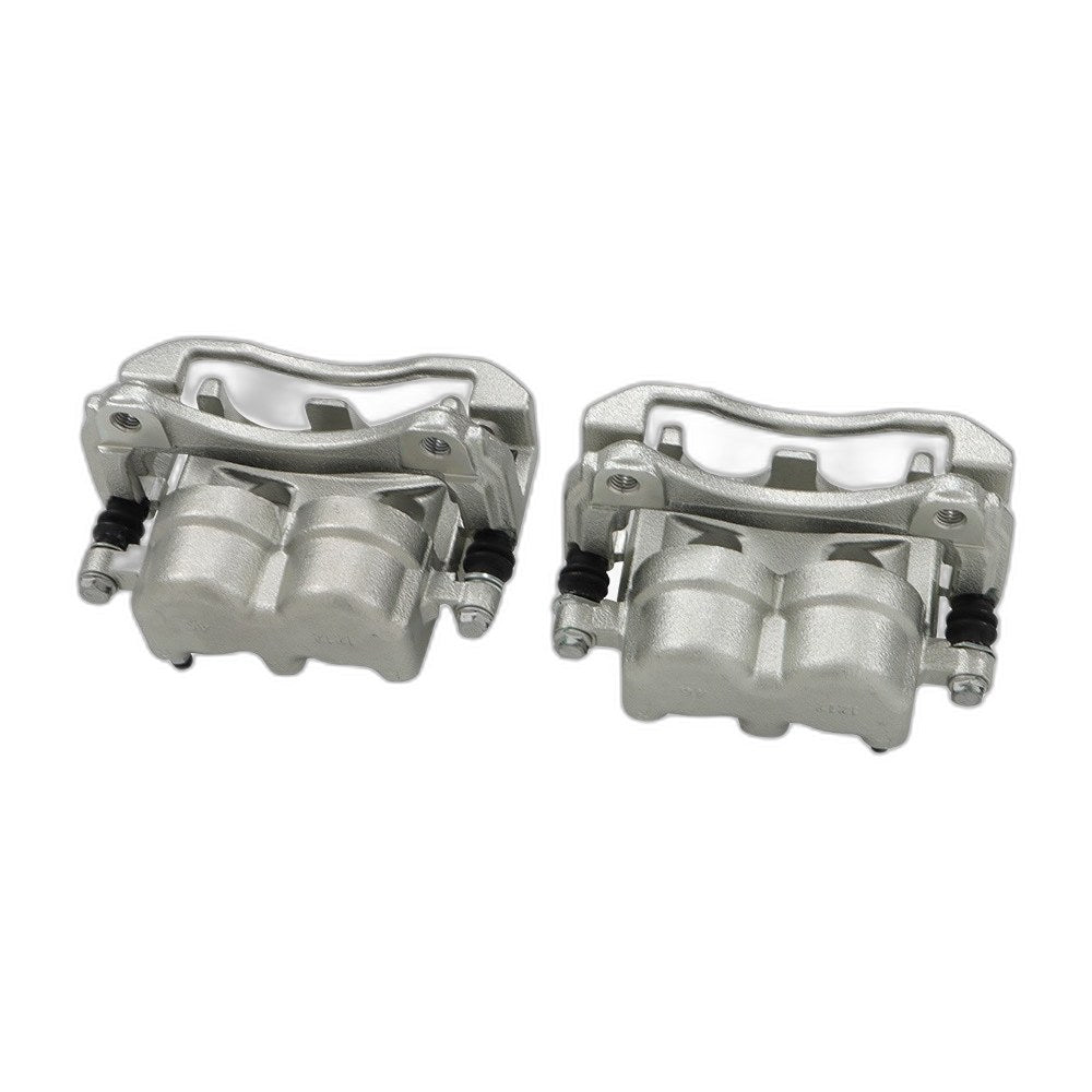 Pair Front Brake Caliper w/ Bracket for Chevy Equinox 2005 2006 Saturn Pontiac