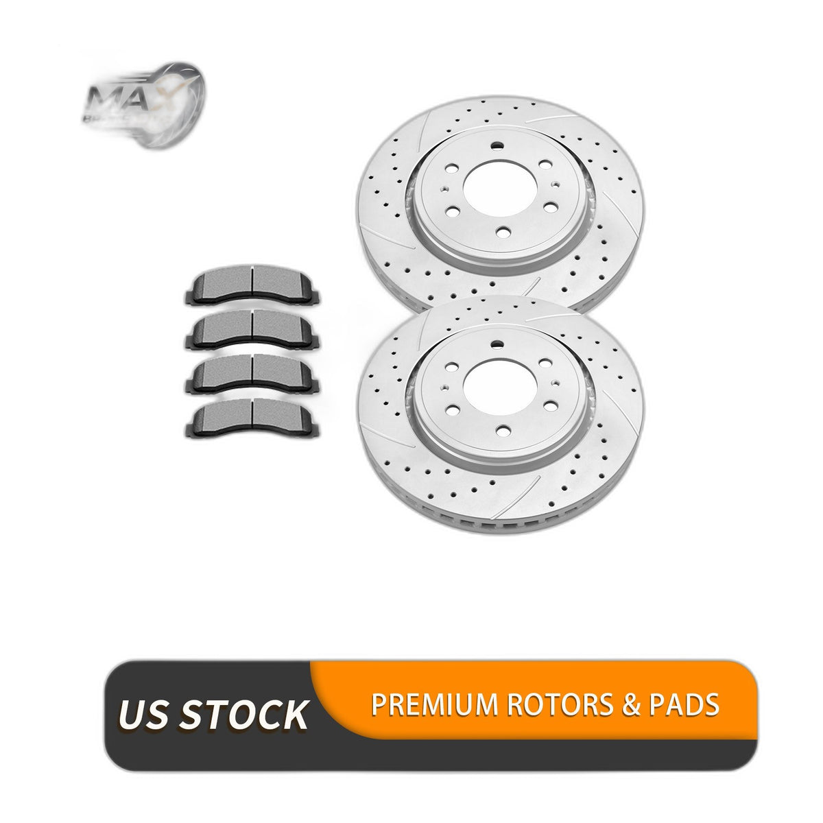 Front Brake Rotors Pads Kit for Ford Expedition F-150 Brakes Lincoln Navigator