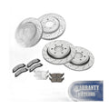 Front Rear Brake Rotors and Pads Kit for 2015-2017 Ford F-150 Electronic Parking