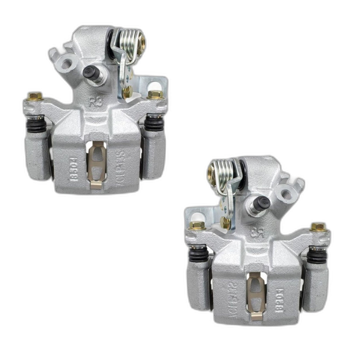 Rear Disc Brake Caliper with Bracket & Hardware Pair for Honda Acura