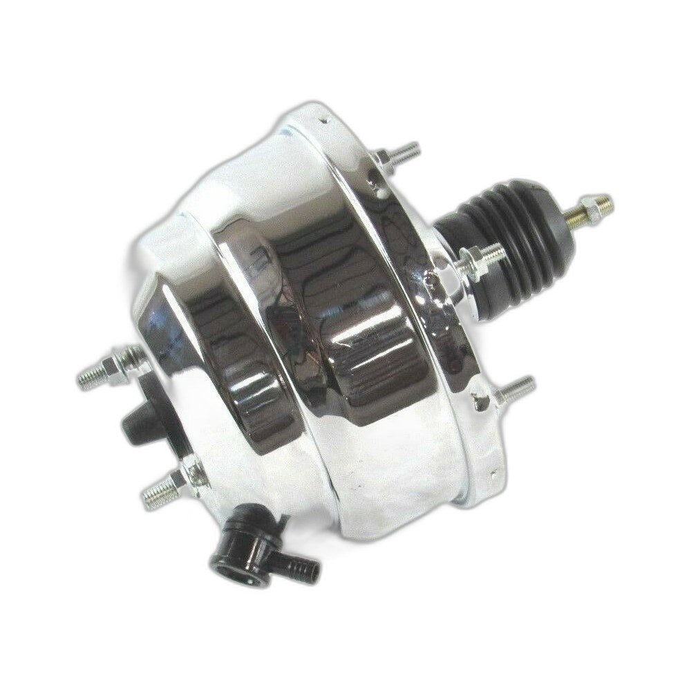 GM/ Chevy 8" Dual Diaphragm Power Brake Booster Chrome B10604C