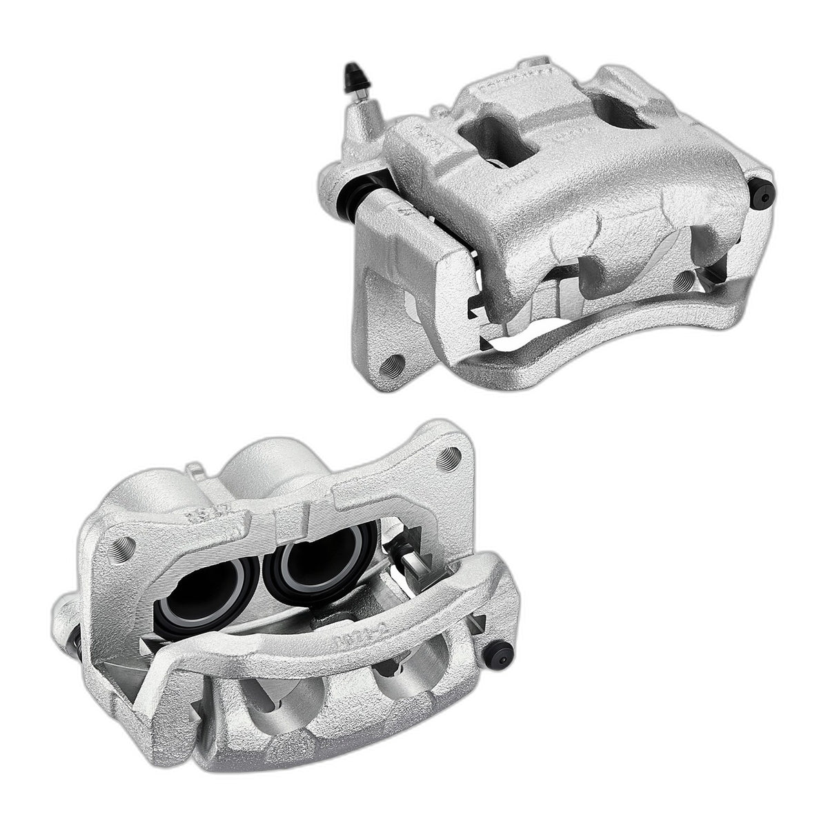 Pair Front Disc Brake Calipers w/ Brackets for Ford Edge Lincoln MKX Mazda CX-9
