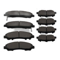 Front Rear Ceramic Brake Pads Set for Acura MDX 2007-2013 Honda Pilot 2009-2015