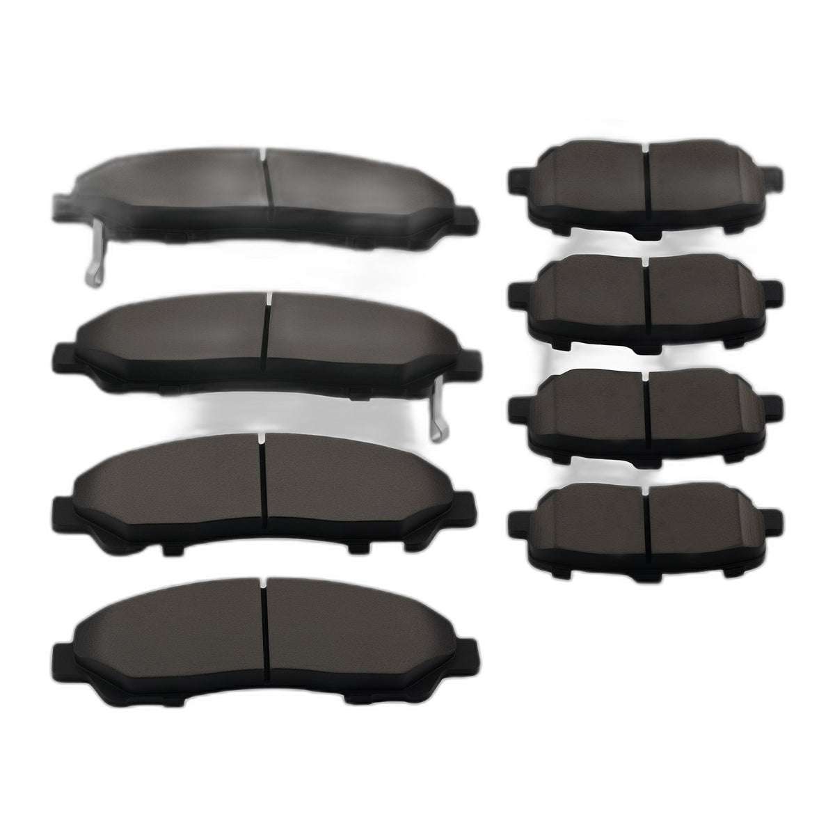 Front Rear Ceramic Brake Pads Set for Acura MDX 2007-2013 Honda Pilot 2009-2015
