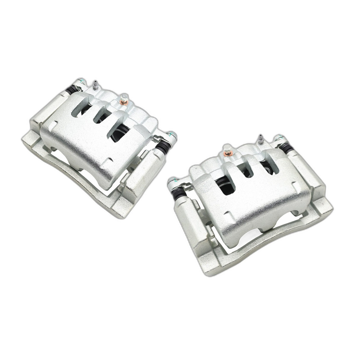 Rear Brake Calipers For 2008-2012 Ford F-250 F-350 Super Duty Pair w/ Brackets