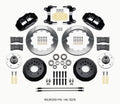 Wilwood Forged Narrow Superlite 6R Front Hub Kit 12.88in Rotors with Brake Lines - 1982-1992 Chevrolet Camaro
