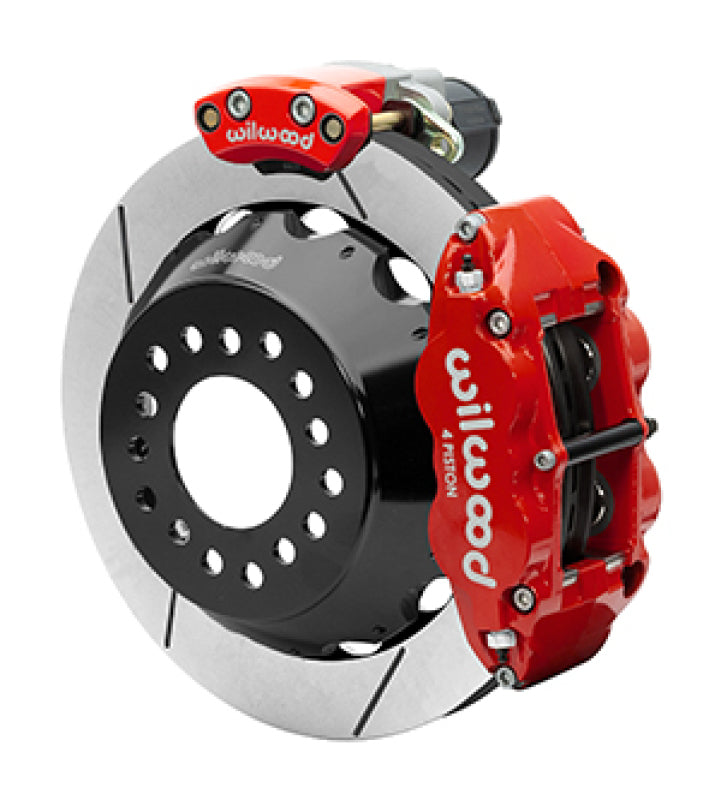 Wilwood 140-16165-R Dynapro Rear Big Brake Kit EPB FNSL 12.88in Rotors Red - 12-Bolt, 2.75 Offset