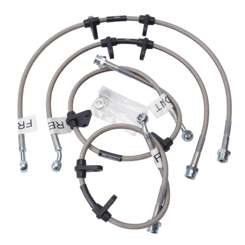 Russell Performance Stainless Steel Braided Brake Line Kit 684800 - 1990-1993 Acura Integra RS, LS, GS and GS-R