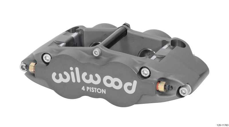 Wilwood Forged Narrow Superlite 4R Radial Caliper 120-11783, Anodized, 1.25/1.25 in Pistons, 1.10 in Disc