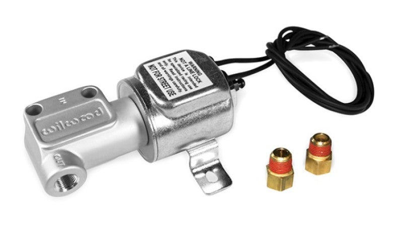 Wilwood 260-9921 Solenoid Activated Brake Line Shut-Off Valve - Competition Use Only