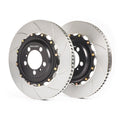 GiroDisc A2-319 Slotted Rear Rotor Set - Chevrolet Corvette C8 Z06 with Factory Iron Rotors