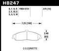 Hawk Performance HB247D.575 ER-1 Front Brake Pads - 2004-2009 Cadillac XLR