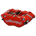 Wilwood Narrow DynaPro 4-Piston Radial Mount Caliper 120-14091-RD - 4.75in Mount, 1.12in Pistons, .81in Disc, Red