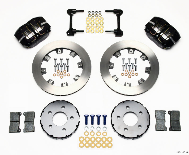 Wilwood 140-10016 Dynapro Radial Front Drag Race Brake Kit 11.75in Vented Rotors Anodized - 1994-2004 Ford Mustang