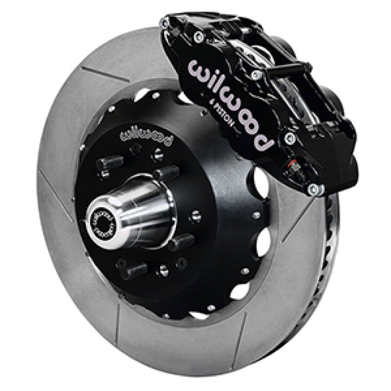 Wilwood Superlite 6R Front Big Brake Kit 14in Slotted Rotors 5x4.50/4.75in Hub - 1955-1957 Chevrolet Bel Air