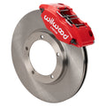 Wilwood Powerlite Front Brake Kit Plain Face Rotor Red - 1969-1974 Porsche 911