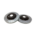 Baer EradiSpeed+ Front Slotted Drilled 2-Piece Rotors 2141011 - 2003-2006 Dodge Viper SRT-10