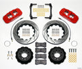 Wilwood AERO4 Rear Big Brake Kit Drilled Rotors Red 14.25in 140-13698-DR - Chevrolet Corvette C7
