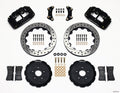 Wilwood 140-9013-D Forged Superlite 4 Front Big Brake Hat Kit 4-Piston 13.00in Drilled Rotors - 2004-2005 Scion tC