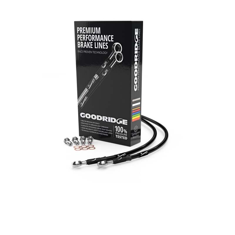 Goodridge Z-Street Front Brake Line Kit YA2879-2FZ - 2008 Yamaha Raider