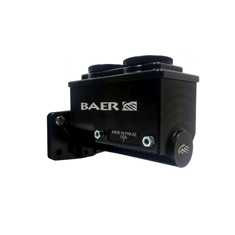 Baer Remaster 1in Bore 4-Bolt Mopar Master Cylinder - Right Port, Black