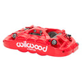Wilwood XRS4R 4-Piston Radial Mount Brake Caliper 120-17206-RD - Red, Large Bore, 1.10in Rotor