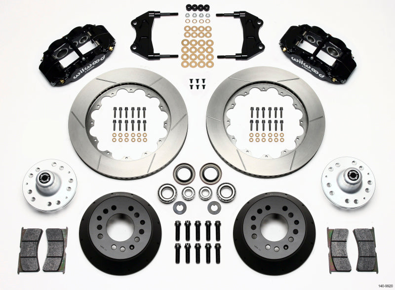 Wilwood Narrow Superlite 6R Front Big Brake Kit, 14.00in Rotor, 6-Piston - WWE ProSpindle Radial Mount