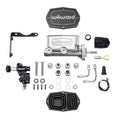 Wilwood 261-17797-P MOPAR Compact Tandem Master Cylinder Kit, P-Valve and Pushrod Included, 1in Bore, Chrome Powdercoat