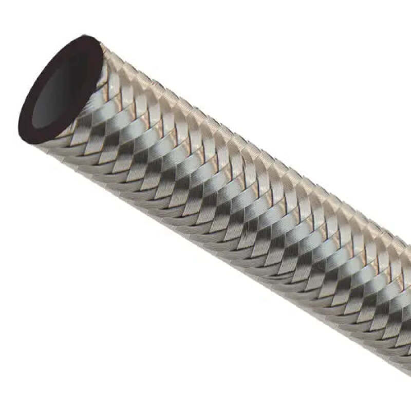 Goodridge 202-07-6 Stainless Braided Hose 3/8 inch ID x 6 ft - 202 Series Universal AN Line